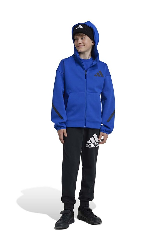Detská mikina adidas J Z.N.E.FZ JF8958 tmavomodrá