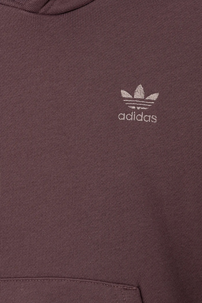 Dječja pamučna dukserica adidas Originals HOODIE ljubičasta IX7616