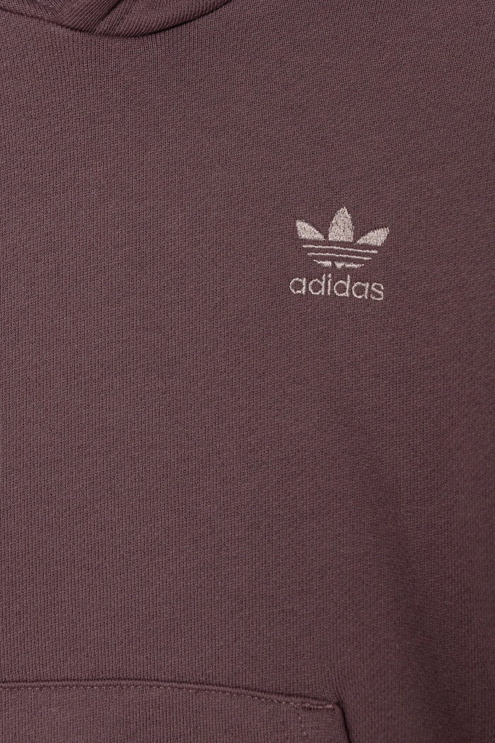Dječja pamučna dukserica adidas Originals HOODIE ljubičasta IX7616
