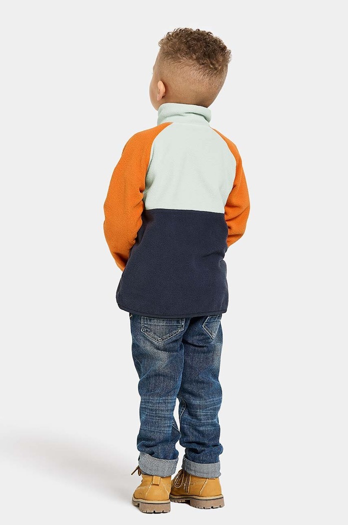 Dětská fleecová mikina Didriksons MONTE KIDS HALF BU 505590