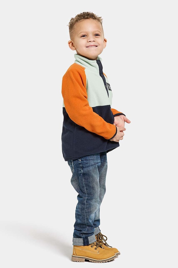 Dětská fleecová mikina Didriksons MONTE KIDS HALF BU 505590
