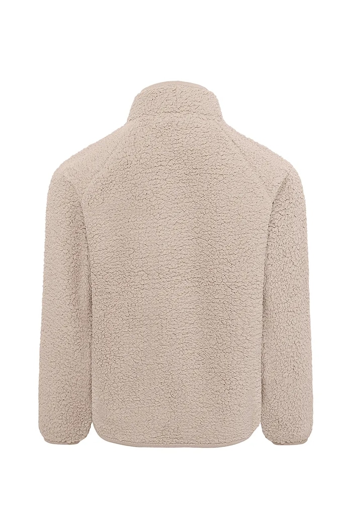 CHLAPEC Dětská fleecová mikina Didriksons GIBBS KIDS FULLZIP 505577 béžová