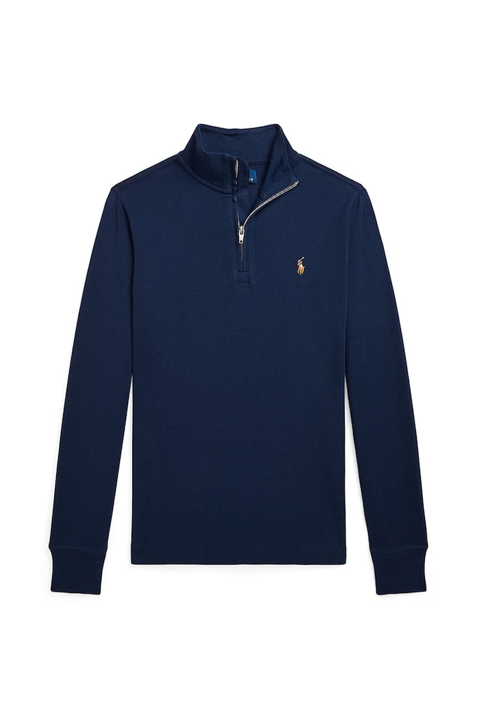 Dětská bavlněná mikina Polo Ralph Lauren 323952436001 námořnická modř AW24