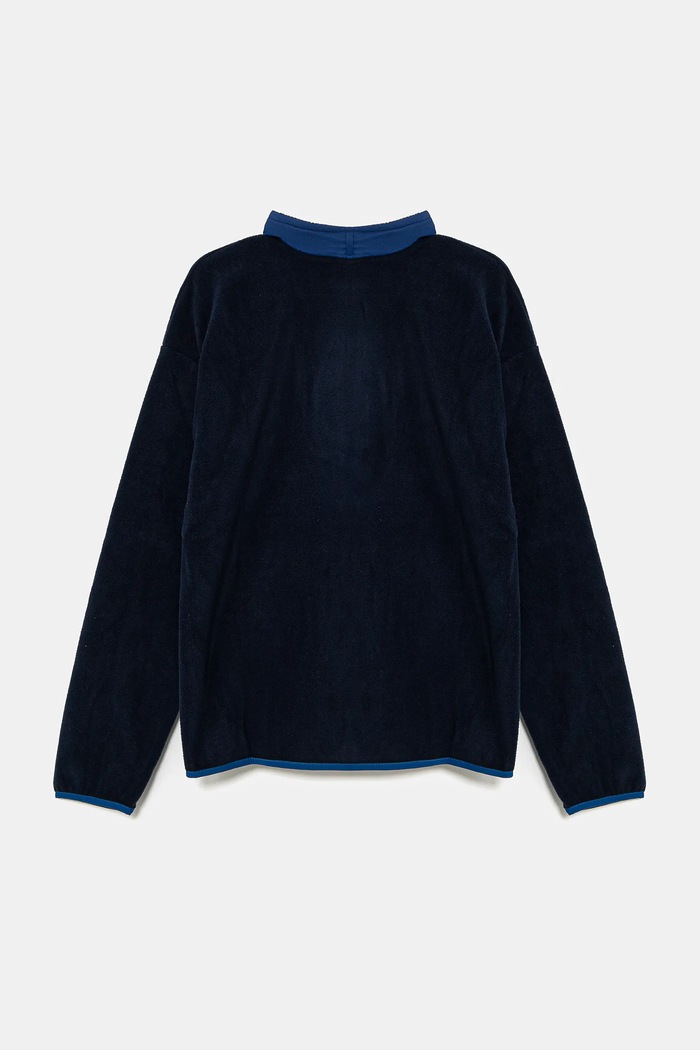 Βρεφική μπλούζα fleece Columbia Sequoia Grove 2087631 μπλε SS26