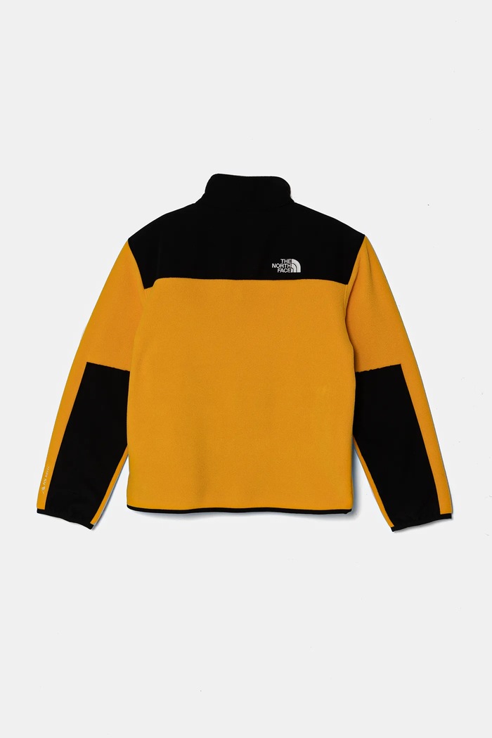 Βρεφική μπλούζα fleece The North Face DENALI JACKET NF0A88V256P1 κίτρινο AW24