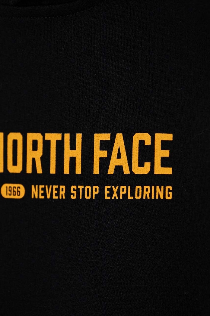 Κοριτσίστικα Παιδική βαμβακερή μπλούζα The North Face VARSITGRAPHIC RELAXED HOODIE NF0A89HBJK31 μαύρο