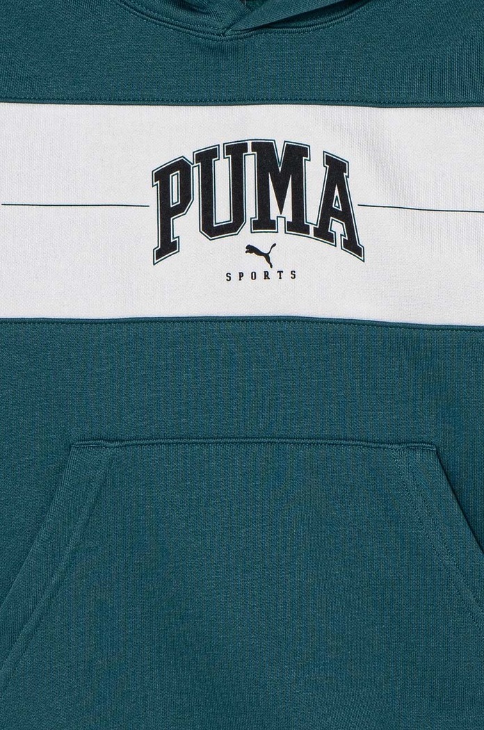 Κοριτσίστικα Παιδική μπλούζα Puma SQUAD Hoodie 682775 τιρκουάζ