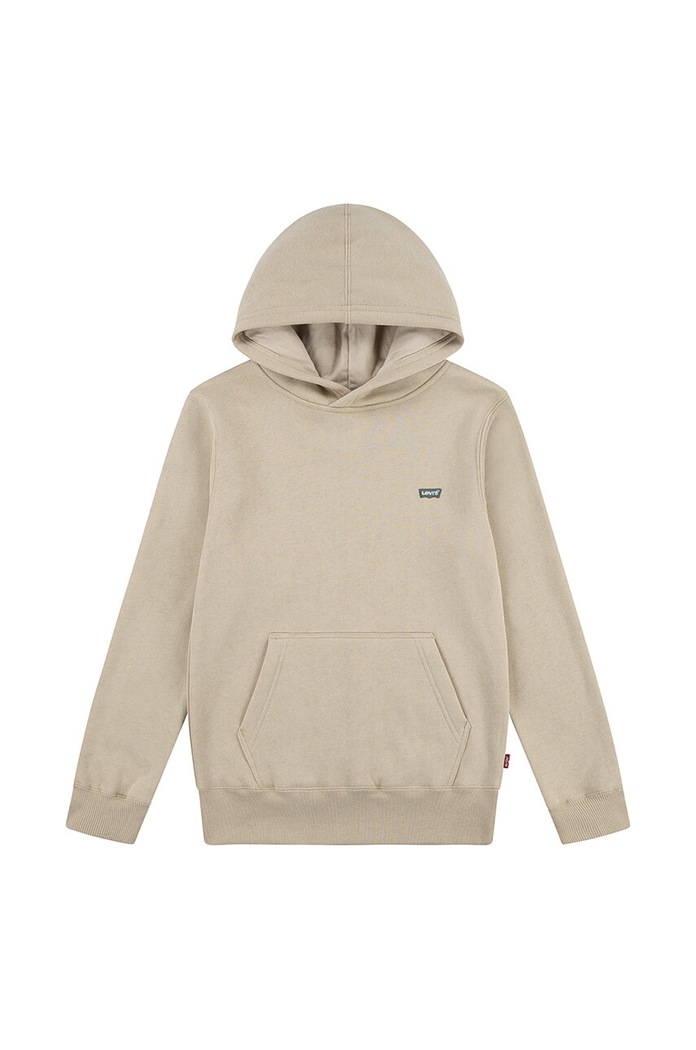 Dječja dukserica Levi's MINI BATWING HOODIE s kapuljačom bež 8EL452