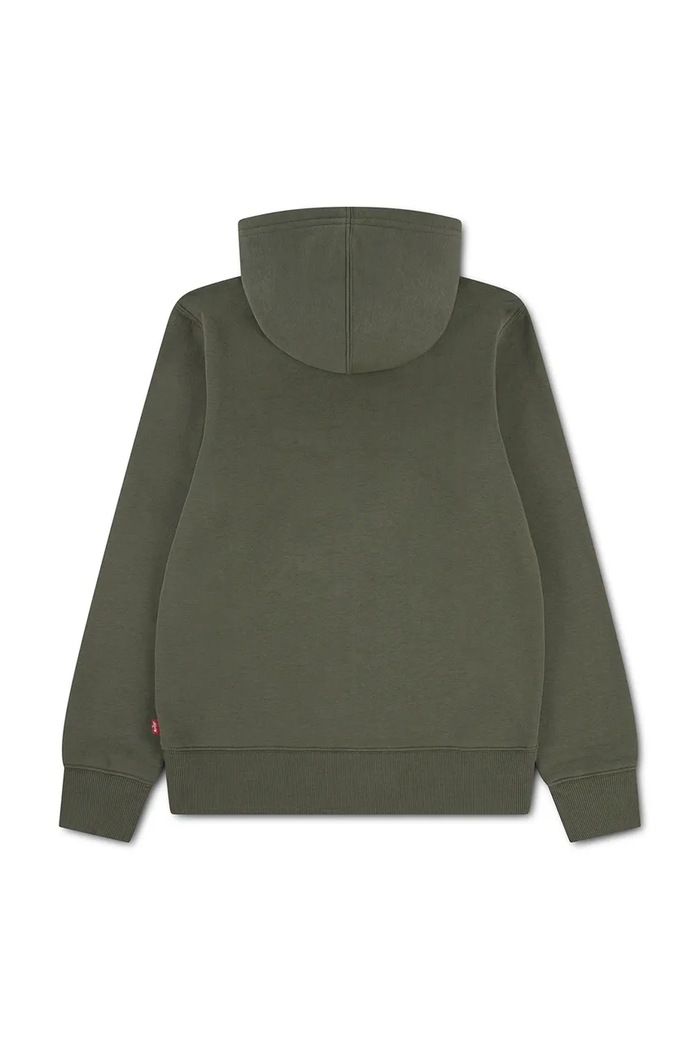 Levi's bluza dziecięca z bawełną MINI BATWING HOODIE 8EL452 zielony SS26