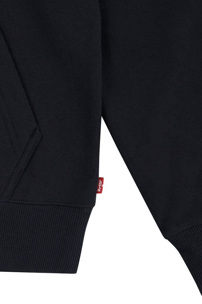 Levi's bluza copii MINI BATWING HOODIE negru 8EL452
