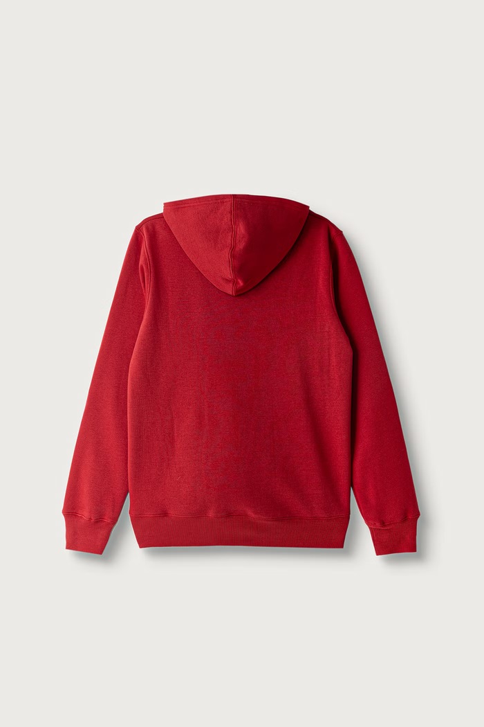 Levi's mikina s kapucí dětská s bavlnou MINI BATWING HOODIE 9EL452 červená SS26