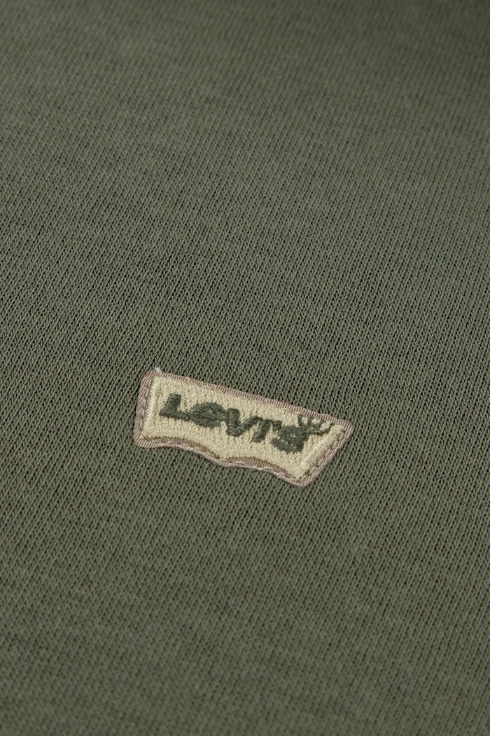 Chłopiec Levi's bluza z kapturem dziecięca z bawełną MINI BATWING HOODIE 9EL452 zielony