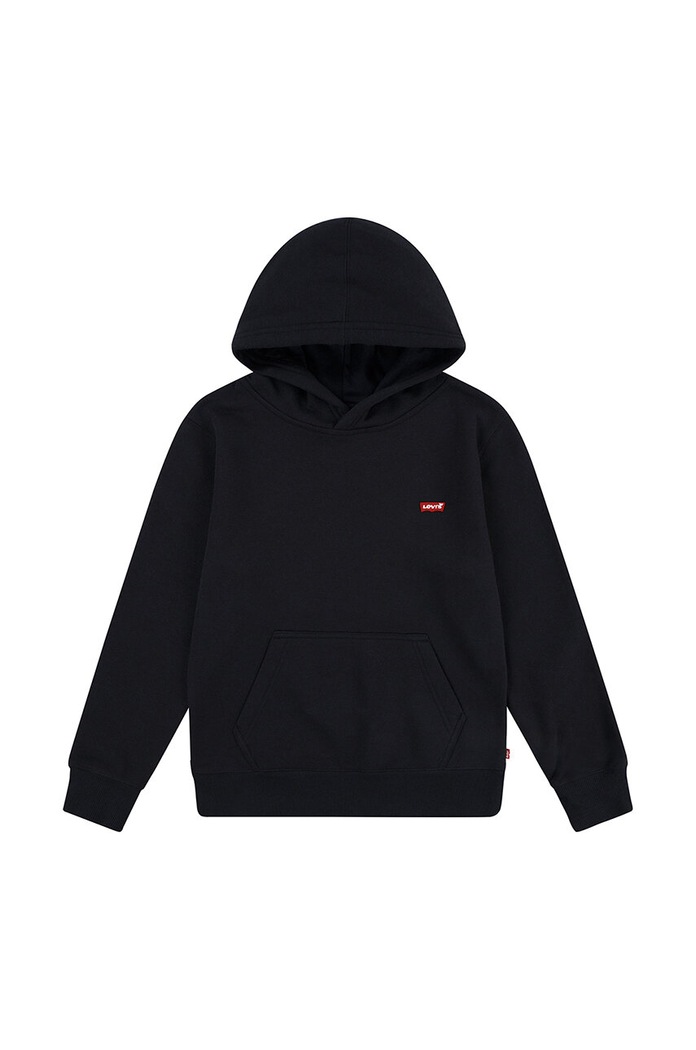 Detská mikina Levi's MINI BATWING HOODIE s kapucňou čierna 9EL452