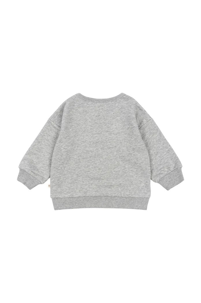 Chlapec Detská mikina Konges Sløjd LOU SWEAT SHIRT OCS KS102021 sivá