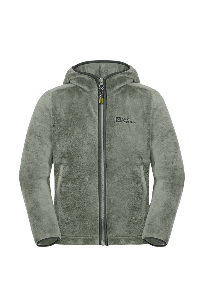 Dječja dukserica Jack Wolfskin 1608672.92.152 zelena AW25