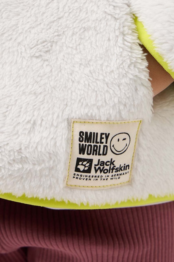 Dětská mikina Jack Wolfskin bílá A60297