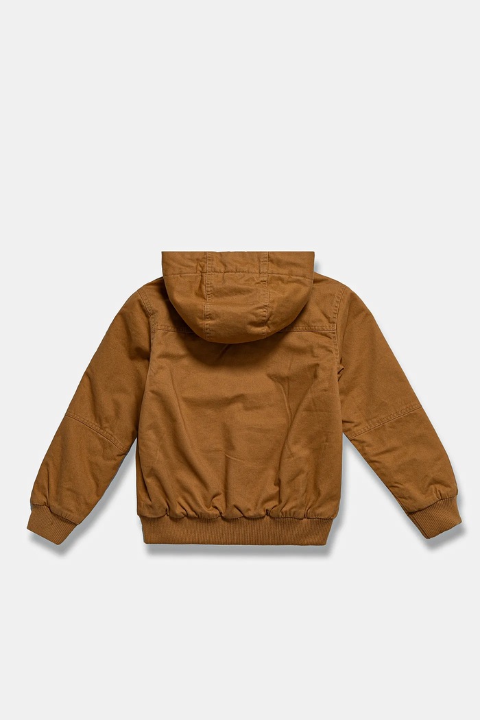 Dětská bunda Quiksilver LETS GO TO SCHOOL EQBJK03317 hnědá AW24