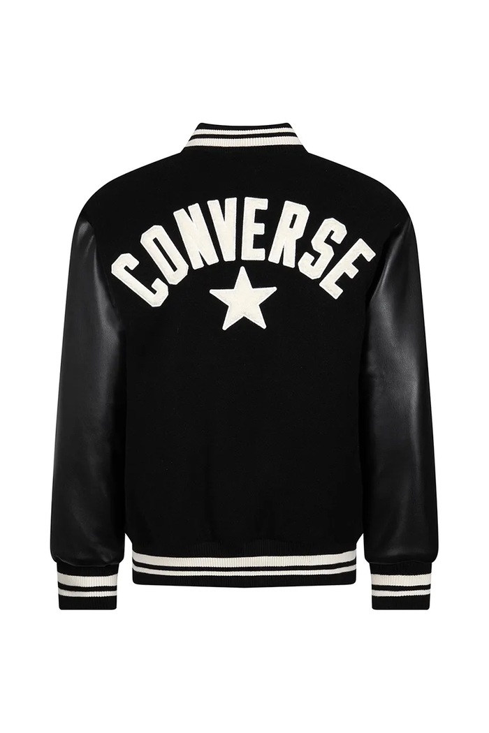 Детски суичър Converse 9CG132 черен AW25