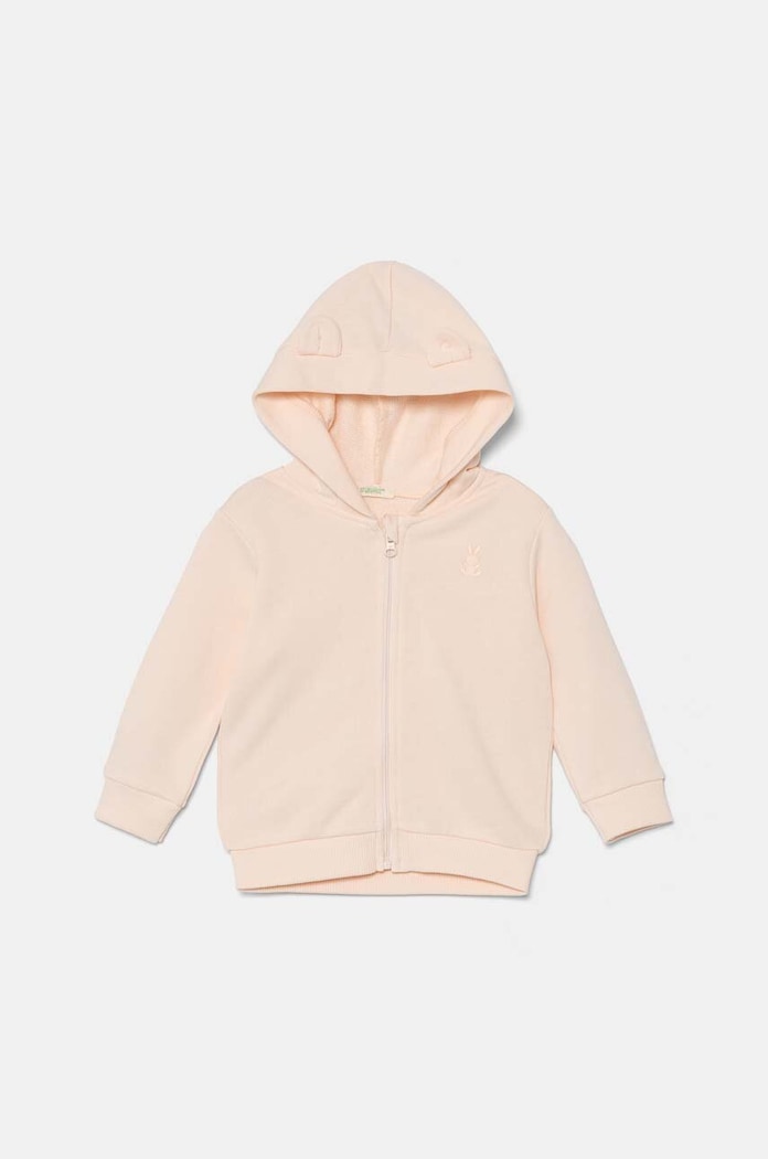United Colors of Benetton bluza bawełniana niemowlęca bawełna pomarańczowy 3J70A5017.W.Seasonal