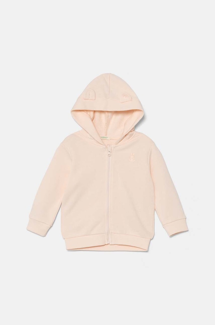 United Colors of Benetton bluza bawełniana niemowlęca bawełna pomarańczowy 3J70A5017.W.Seasonal