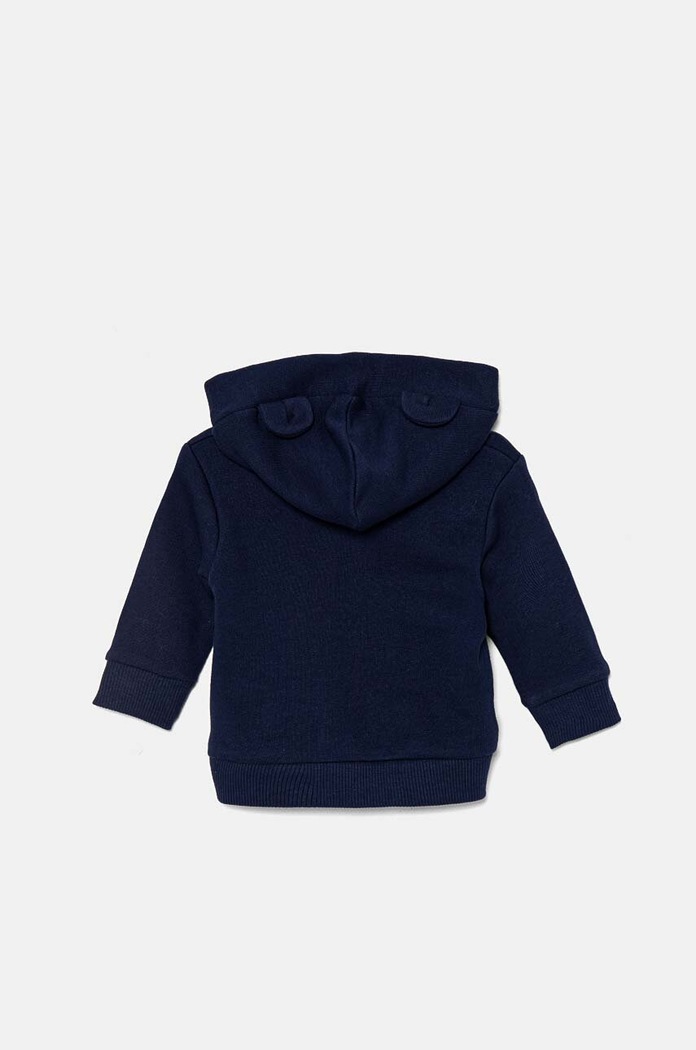 United Colors of Benetton bluza bawełniana niemowlęca 3J70A5017.W.Seasonal granatowy AW24