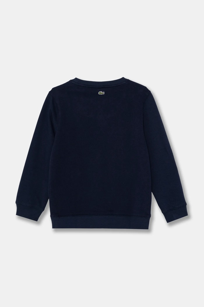 Detská mikina Lacoste SJ2493 tmavomodrá AW24