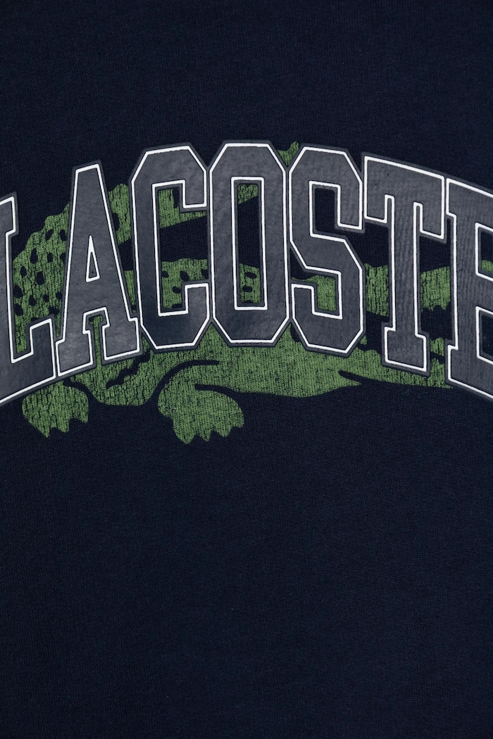 Chlapec Detská mikina Lacoste SJ2493 tmavomodrá