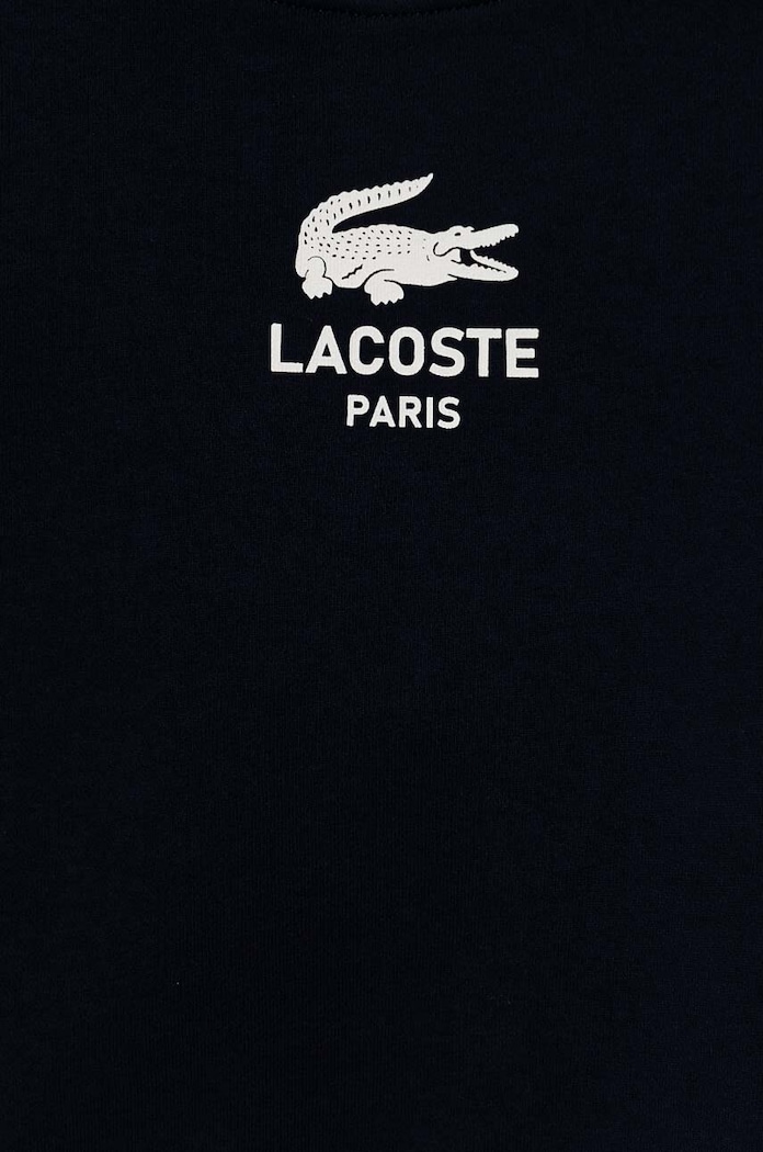 CHLAPEC Dětská bavlněná mikina Lacoste SJ3005 námořnická modř