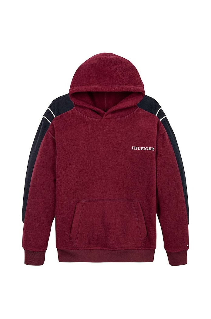 Tommy Hilfiger Детски суичър Tommy Hilfiger KS0KS00576.9BYH. бордо AW24