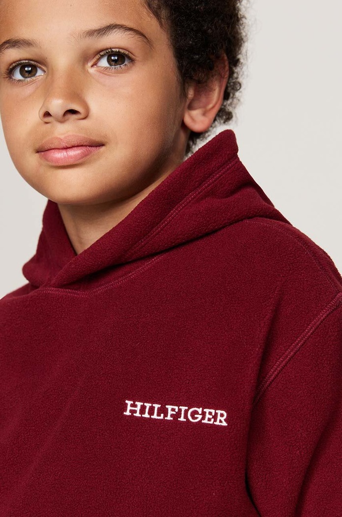 Момче Tommy Hilfiger Детски суичър Tommy Hilfiger KS0KS00576.9BYH. бордо
