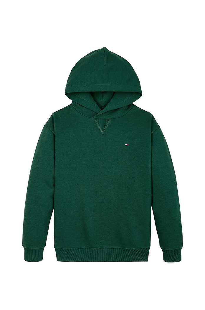 Παιδική μπλούζα Tommy Hilfiger KS0KS00579.9BYH.128.176 πράσινο NC24