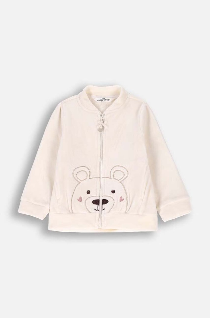 Coccodrillo bluza niemowlęca bez kaptura beżowy ZC4132202CGN