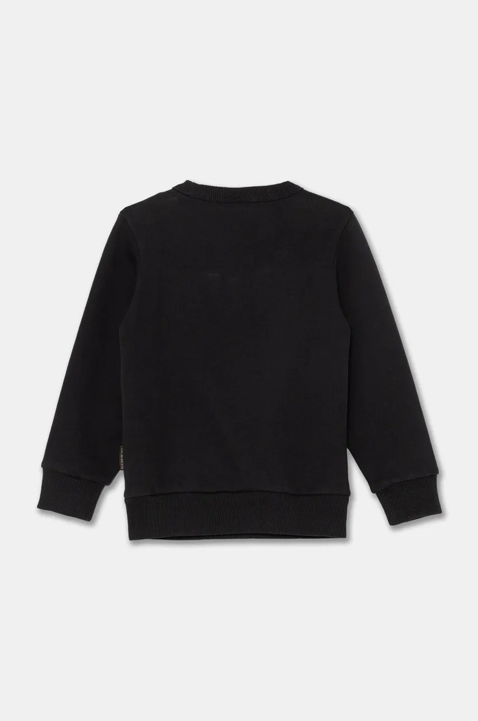 Παιδική μπλούζα Napapijri B-CHAMOIS C NP0A4HY30411.98.128 μαύρο AW24