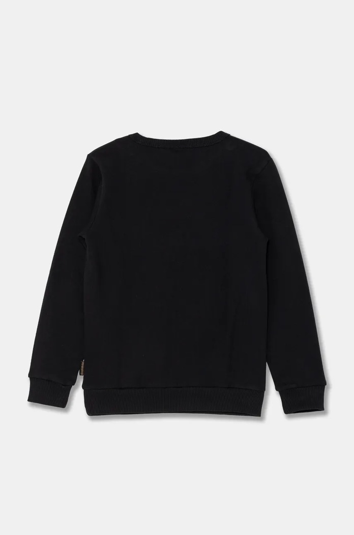 Παιδική μπλούζα Napapijri B-CHAMOIS C NP0A4HY30411.134.164 μαύρο AW24