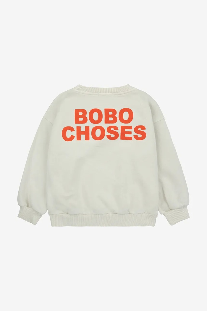 CHLAPEC Dětská bavlněná mikina Bobo Choses Poma 324EC018 béžová
