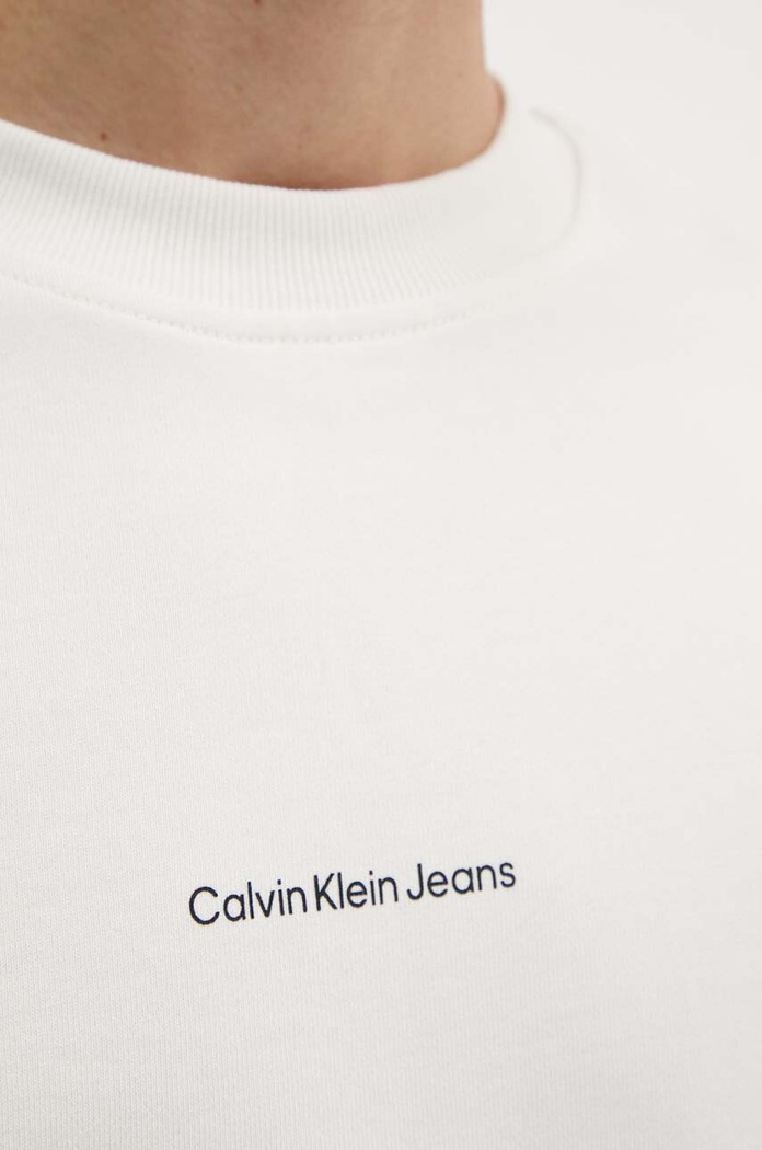 Calvin Klein Jeans bluza bawełniana J30J326790 beżowy