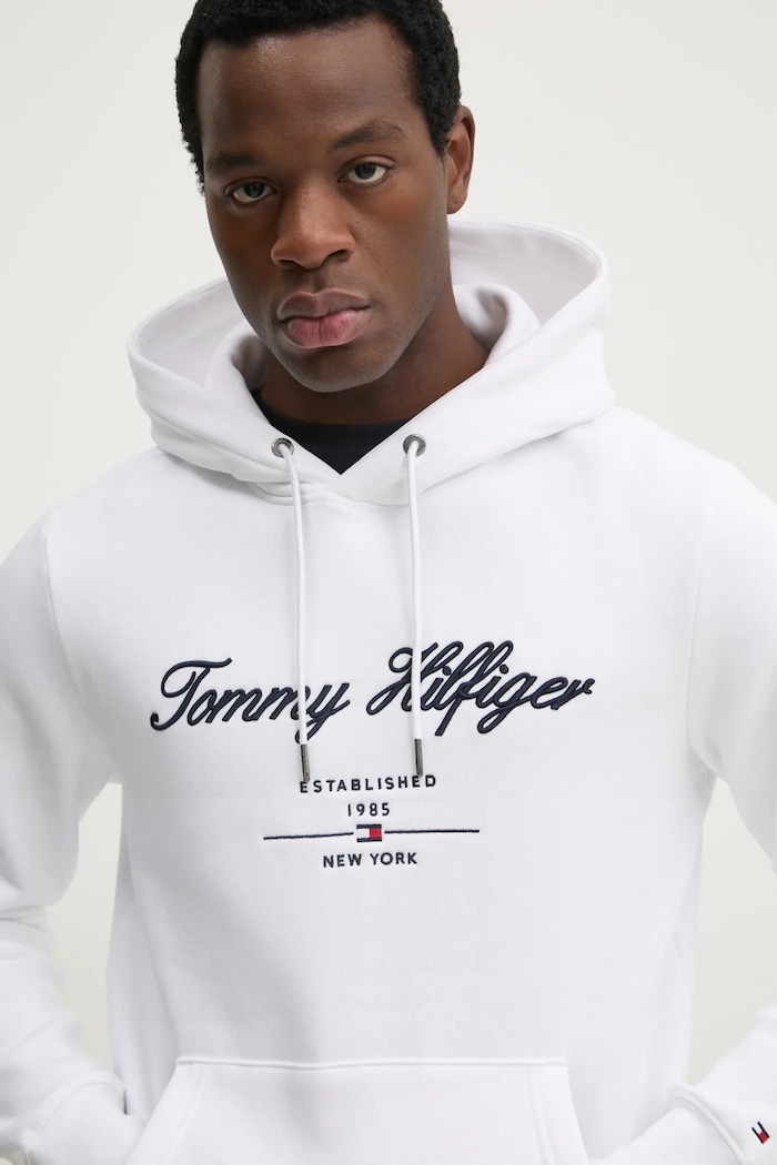 Dukserica Tommy Hilfiger MW0MW33631 bijela