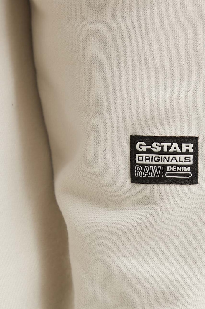 Bavlněná mikina G-Star D24680.D562 béžová