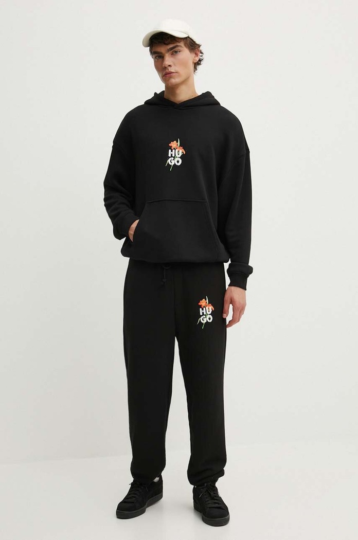 HUGO bluza 50517408 czarny AW24