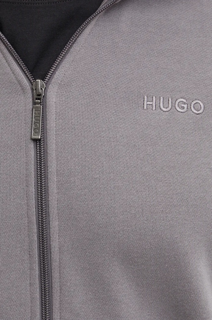 HUGO hanorac lounge din bumbac 50520493 gri