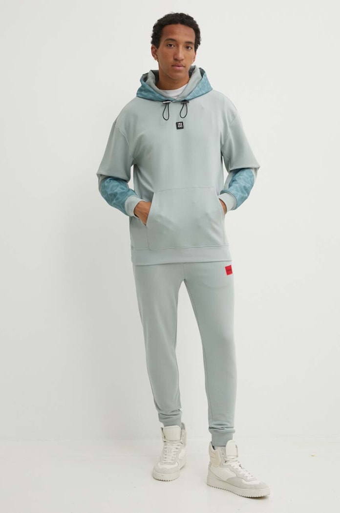 HUGO bluza 50516719 szary AW24