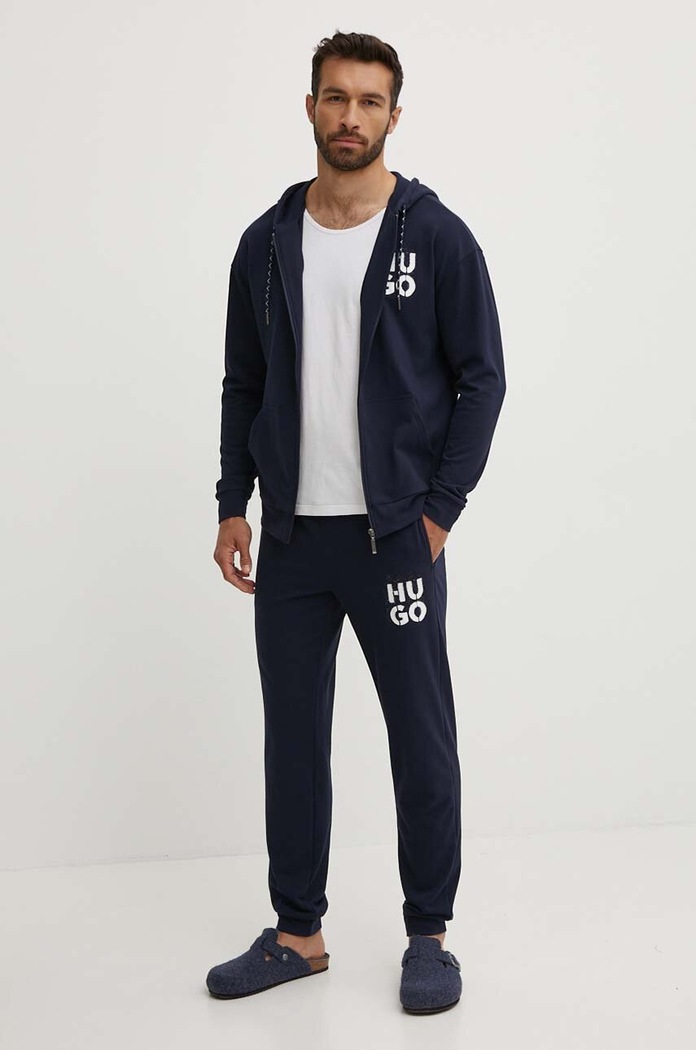 HUGO bluza 50520457 granatowy AW24