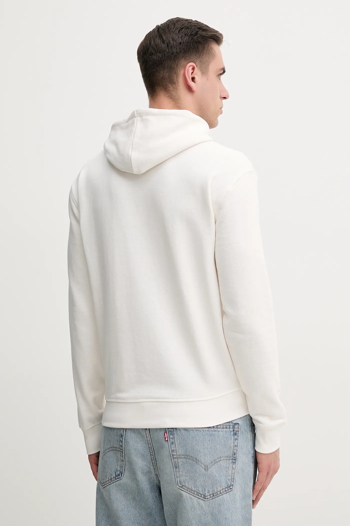 Guess bluza z kapturem męska z bawełną ALDWIN Z4YQ12.KAIJ1 biały AW25