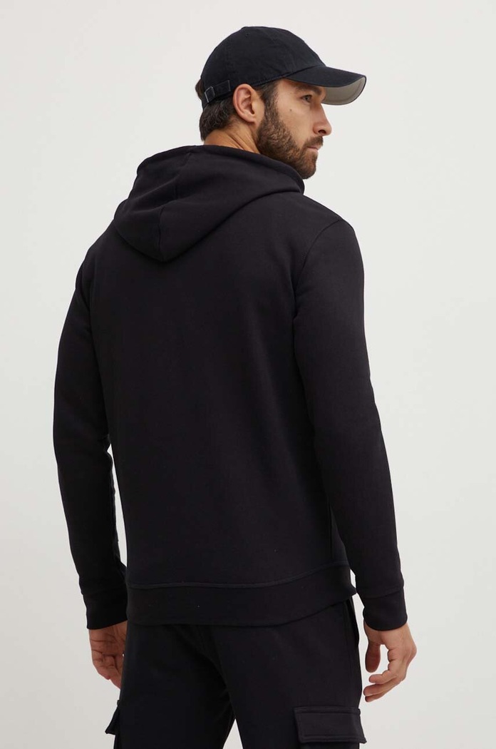 Îmbrăcăminte Guess hanorac cu glugă bărbătesc cu bumbac ALDWIN Z4YQ12.KAIJ1 negru