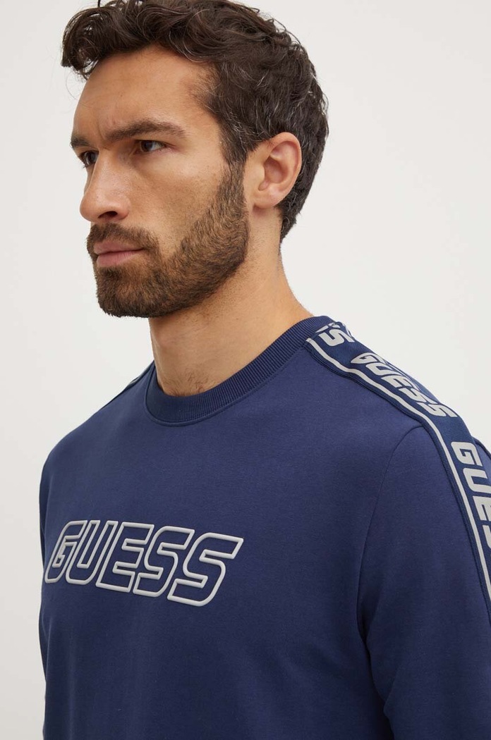 Guess felpa ARLO Z4GQ24.K6ZS1 blu navy