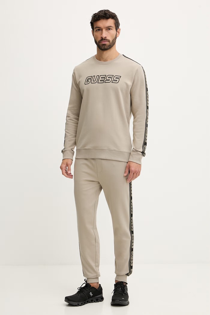 Mikina Guess ARLO Z4GQ24.K6ZS1 béžová SS26
