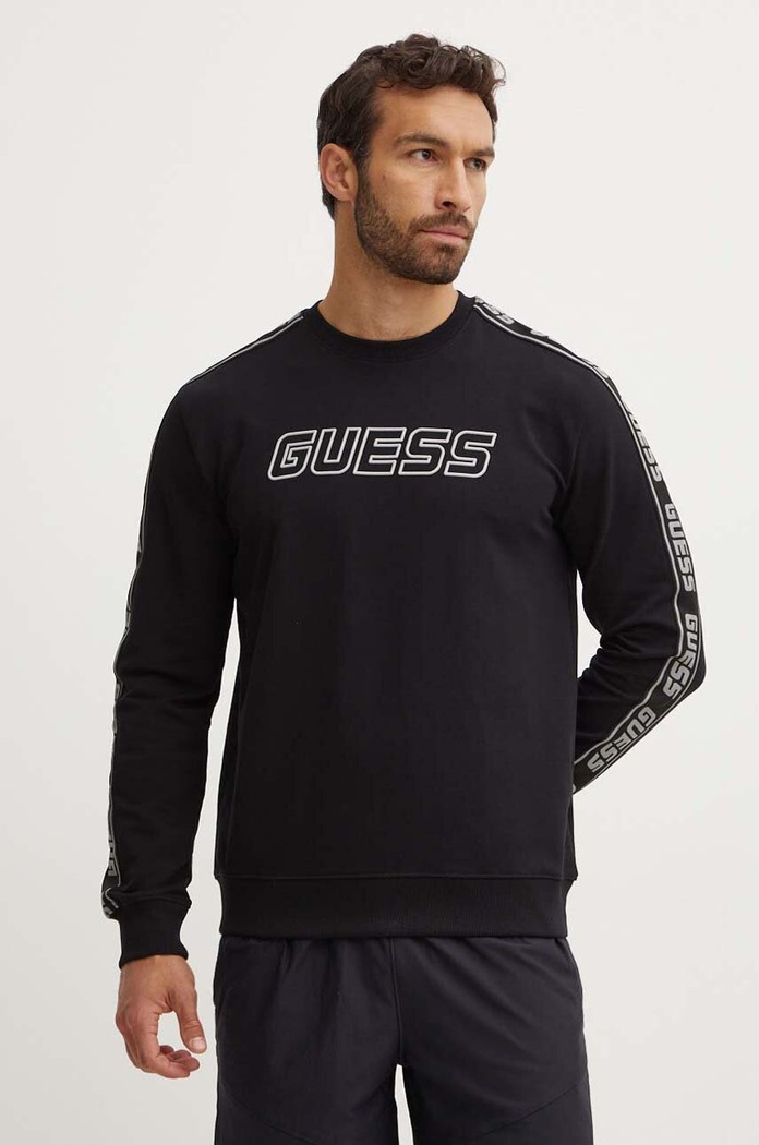 Pulover Guess ARLO Brez kapuce črna Z4GQ24.K6ZS1