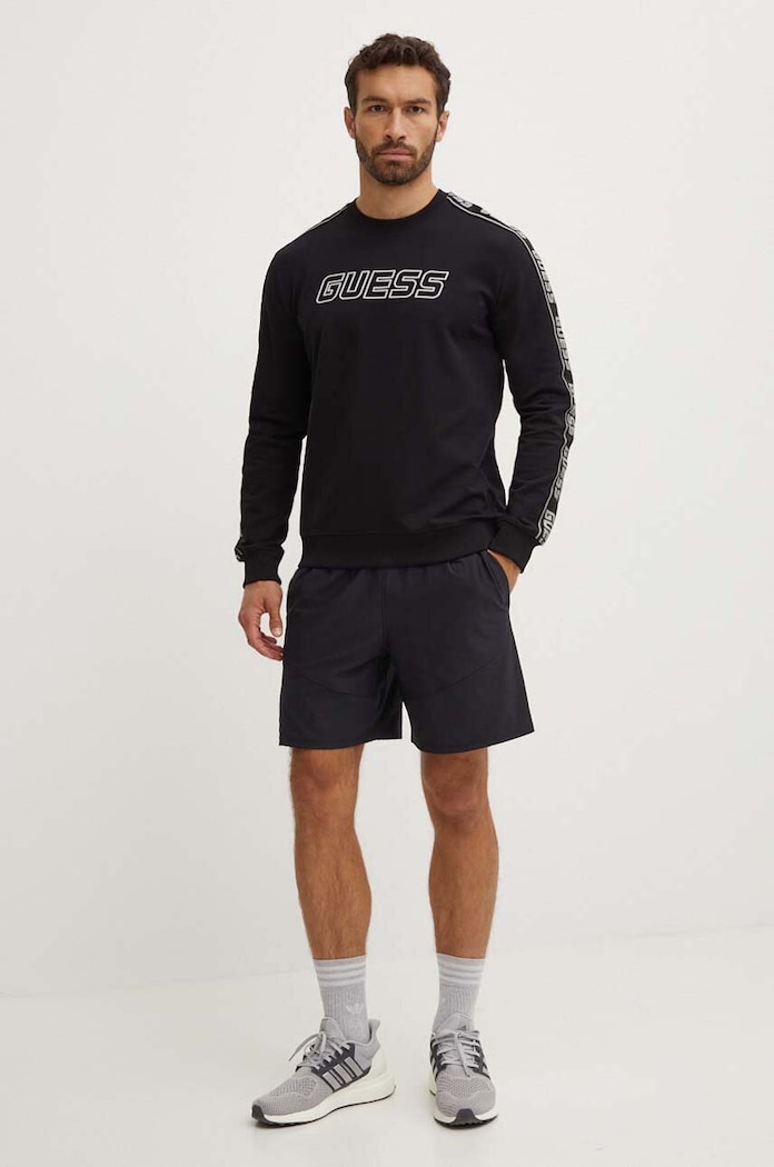 Pulover Guess ARLO Z4GQ24.K6ZS1 črna SS26