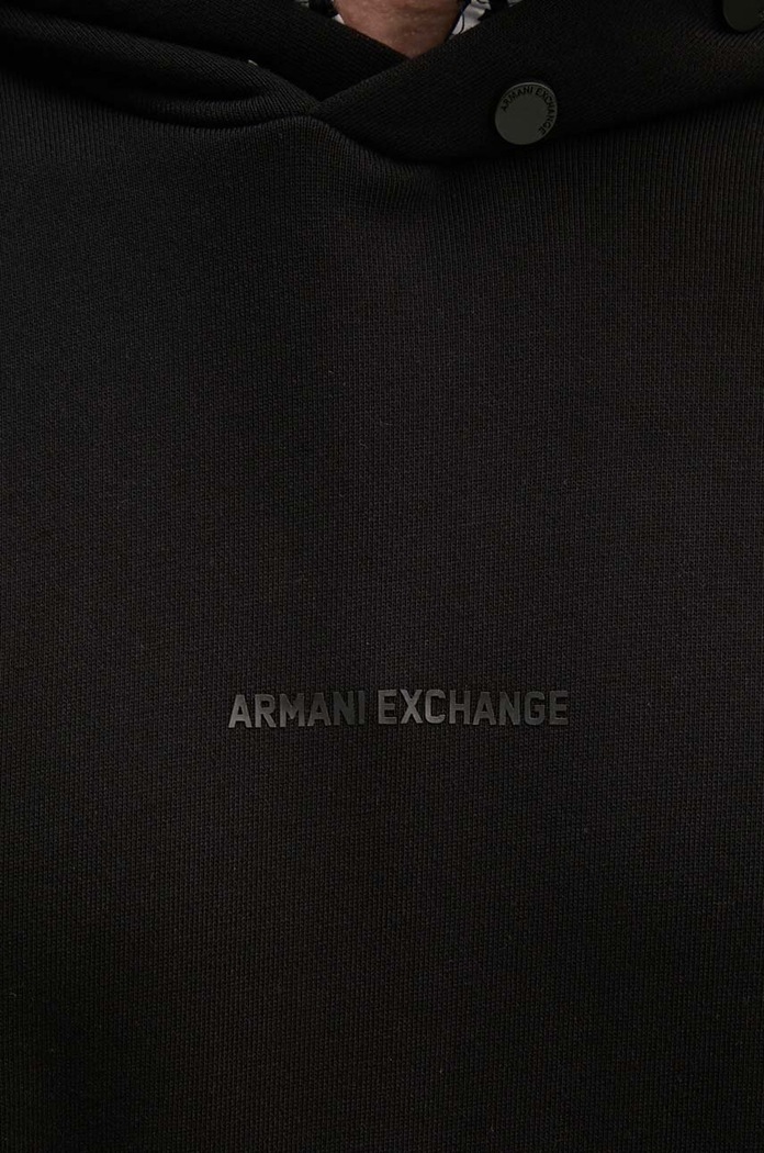 Bavlněná mikina Armani Exchange 6DZMLJ.ZJ4XZ černá