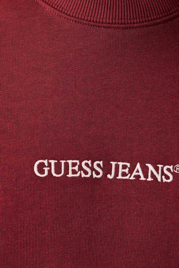 Bluza męska z bawełną Guess Jeans bordowy M4YQ19.K9V31